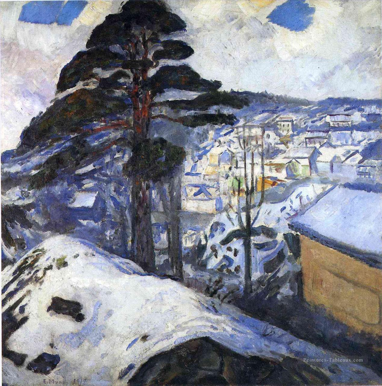 hiver Kragerø 1912 Edvard Munch Peintures à l'huile